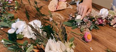 Foto von Sommerhaarkranz mit Frischblumen/Flowercrown