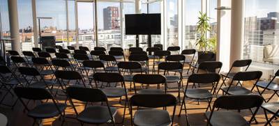 Foto von Kundenevent mit Keynote