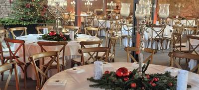 Foto von Weihnachtsfeier im Gutshof Ladenburg – Knisterndes Feuer, Glühweinduft und Festtagsglanz