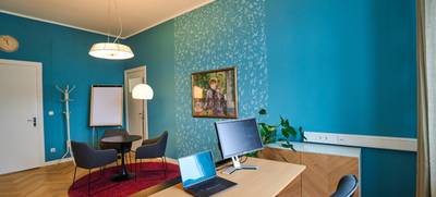 Foto von Meeet Wilmersdorf Berthe - Ein kleiner Meetingraum oder ein Tagesbüro mit Atmosphäre