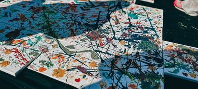 Foto von Action Painting – Kreatives Teambuilding & Teamzeit im Harz