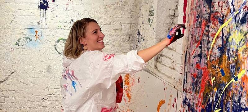 Foto 2 von Action Painting für Unternehmen