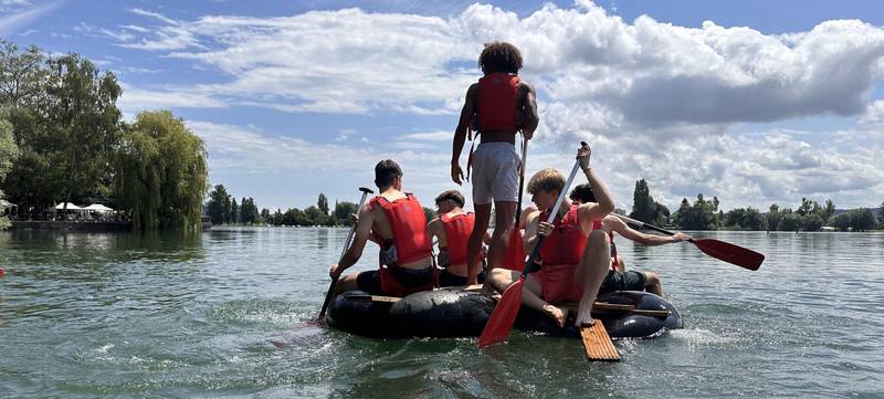 Foto 3 von Floßbau-Teamevent am Bodensee